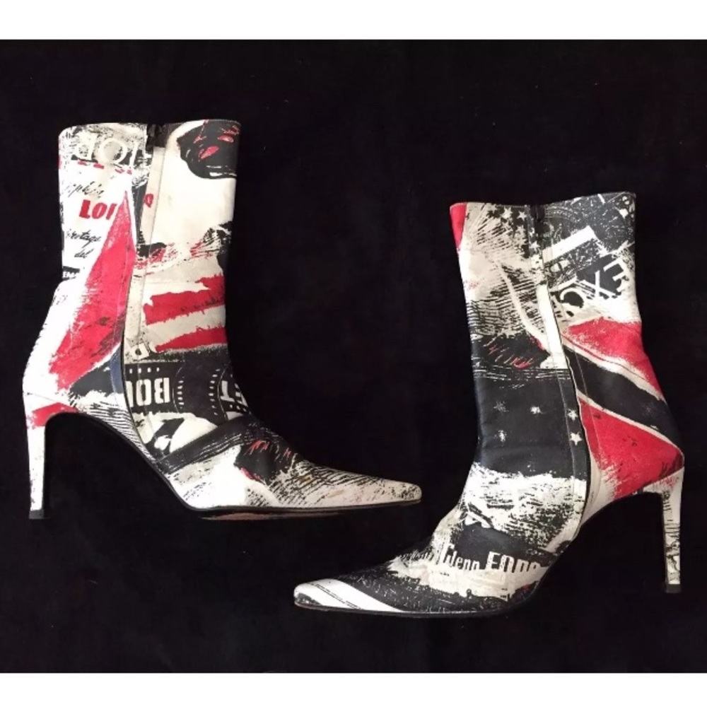Guido Bruno Ankle Boots  Marilyn  Warhol Inspired